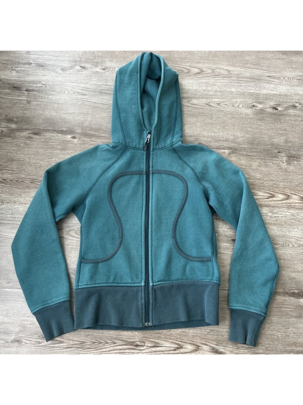 Lululemon Scuba Hoodie‎ Womens 6 Blue Full Zip Fleece